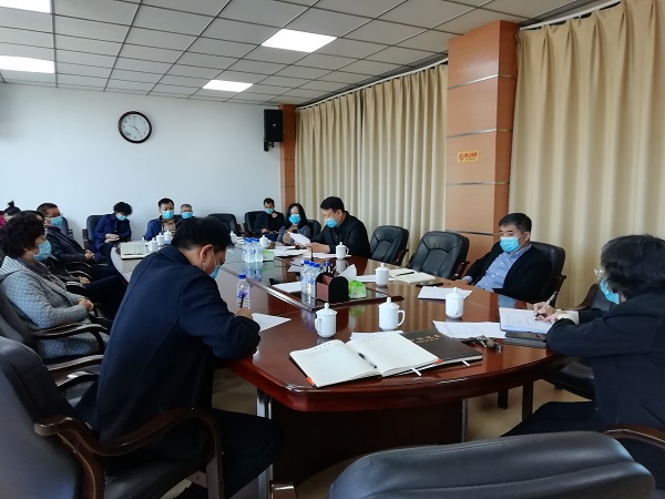 长春市残联党组学习传达习近平总书记关于解放思想的重要论述和全省疫情防控工作视频调度会议精神.jpg